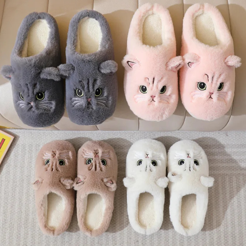 WhiskerWear™ - Comfy Cat Slippers